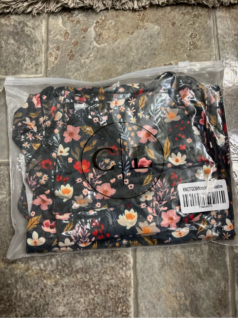 Caden Lane Floral Knot Gown